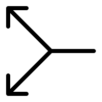 Split arrow